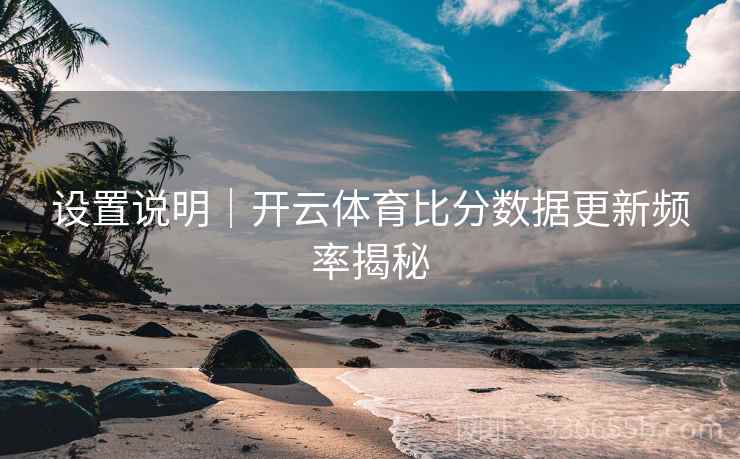 设置说明｜开云体育比分数据更新频率揭秘