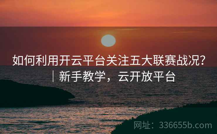 如何利用开云平台关注五大联赛战况？｜新手教学，云开放平台